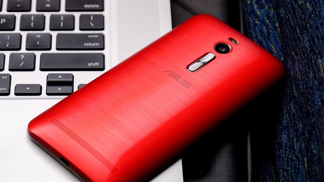 Red smartphone