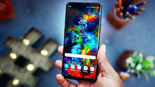 Samsung Galaxy S9 screen