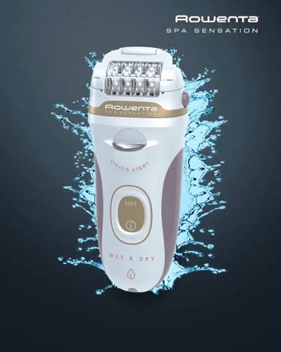 Epilator in water