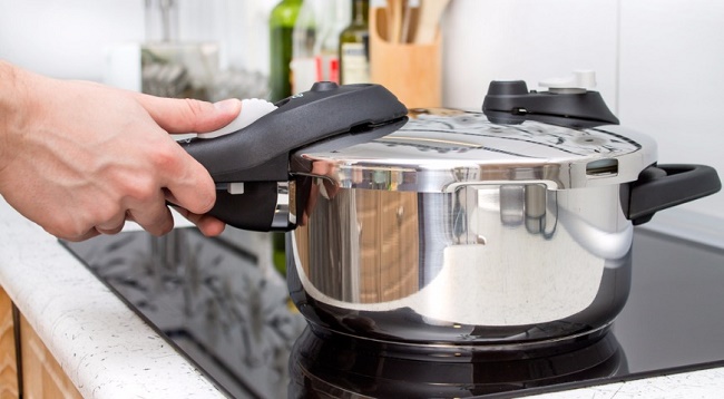 Cooking in a pressure cooker