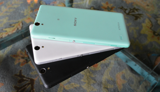 Three smartphones