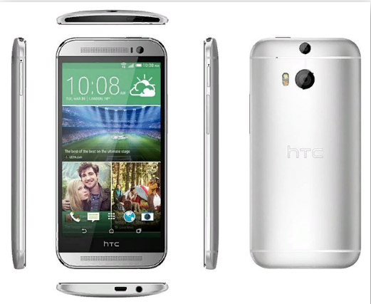 The ends of the smartphone